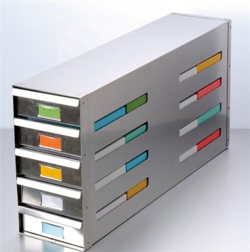 Stainless Steel Aluminium Paduan Geser Laci Freezer Rak