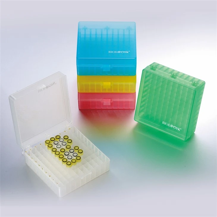 81 Nah PC PP Plastic Cryobox Freezing Tube Cryogenic Storage
