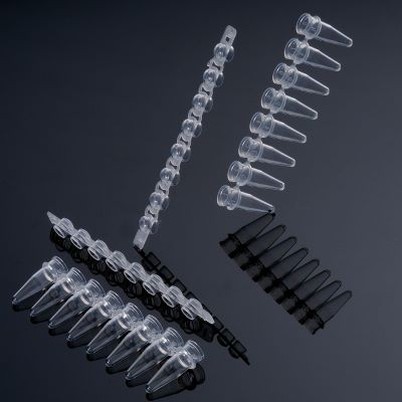 0.2ml 8-Strip PCR Tubes Flat-top/berbentuk kubah Desain/pembuatan Kualitas Tinggi