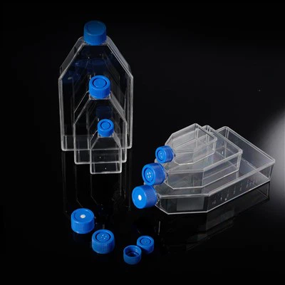 Labu Kultur Sel 25cm2, Tutup Segel Sumbat, TC, Steril 5/pk, 40/cs