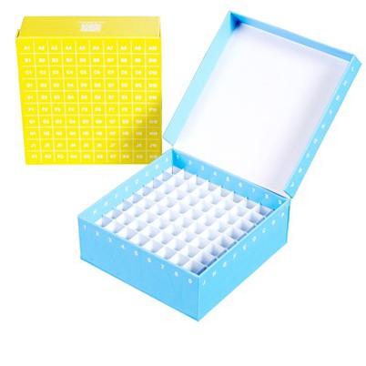 5x5 (25-well), 9x9 (81-well), Atau 10x10 (100-well) Kotak Freezer PC