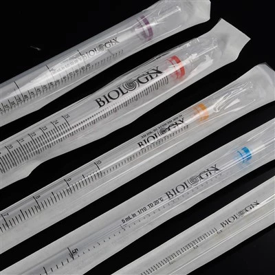 Pipet Serologis Dengan Filter Ascending Dan Descending Graduations