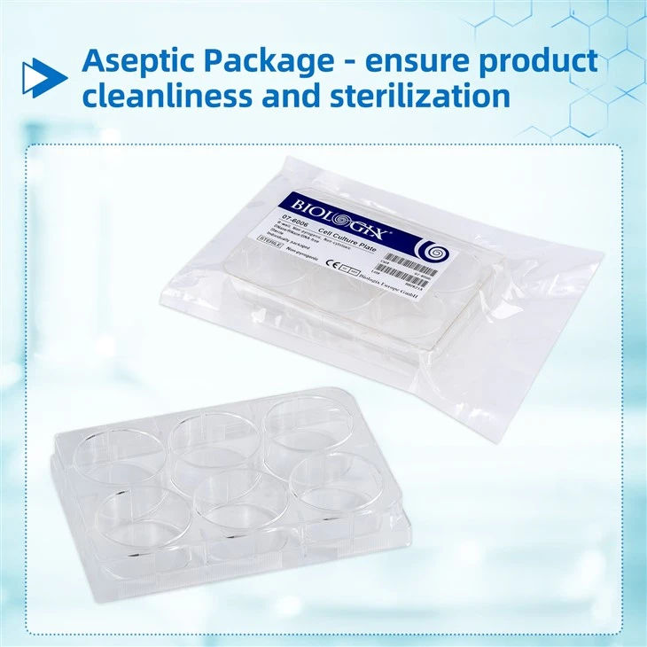 12 Well Plastic Tissue Culture Plate Disposable TC Treated Lab Consumables Cell Culture Plate